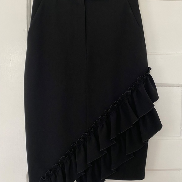 MaxMara Eles ruffled pencil skirt made in Italy - Picture 6 of 13